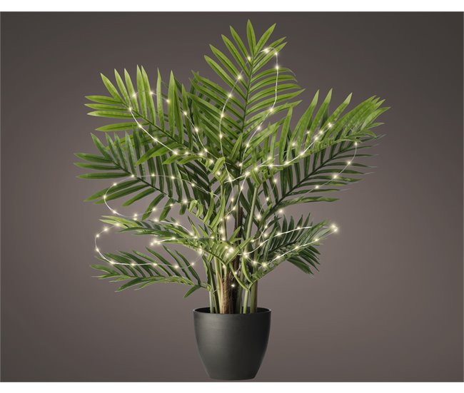 FLOWER micro LED luzes para plantas 100cm Branco/ Plateado