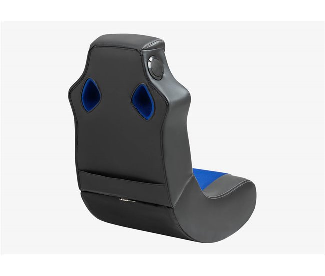 Cadeira GAMER com altifalante azul e preto Azul/ Preto