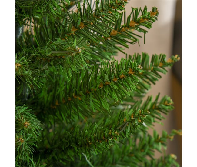 Árvore de Natal PVC, 100%linen, cement HOMCOM, casa - natal Verde