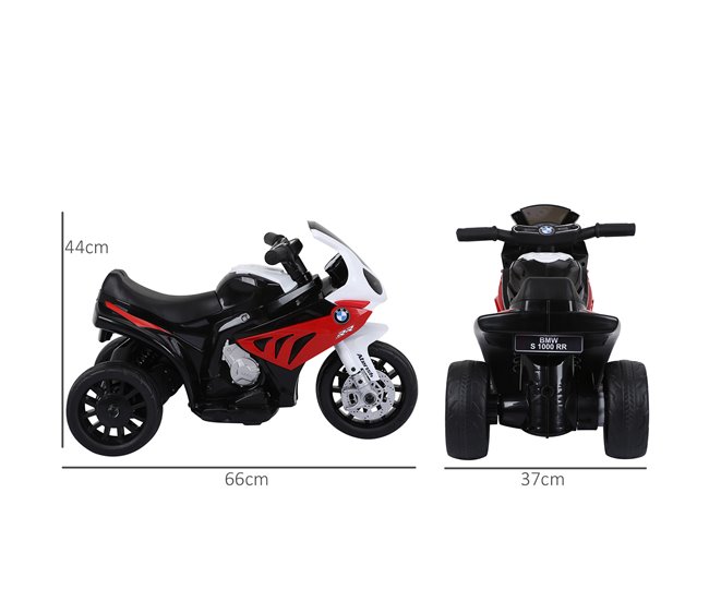 Mota Elétrica para Crianças Metal e PP HOMCOM Preto