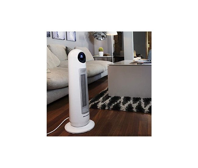 Aquecedor de cerâmica inteligente Cecotec ReadyWarm 10100 Branco