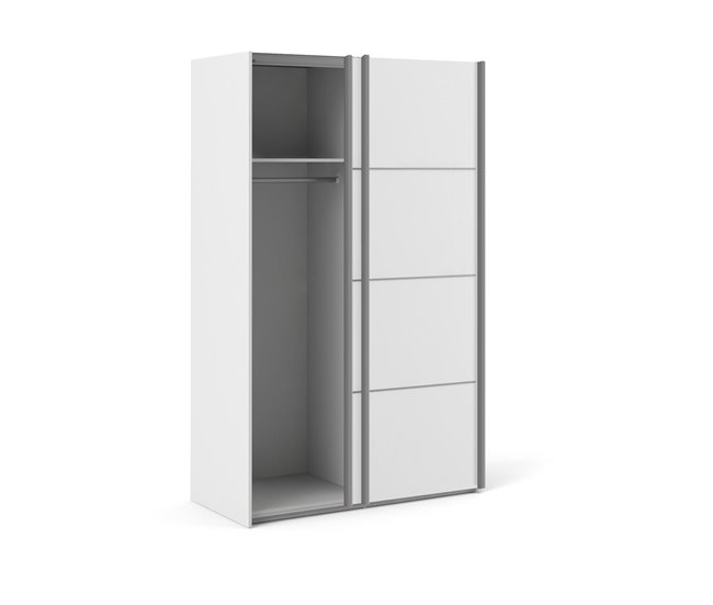 Roupeiro HERA portas deslizantes branco Branco