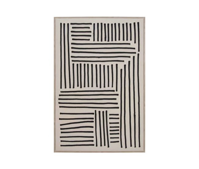 Quadro ATIK 92x62 cm marca CONFORAMA Preto