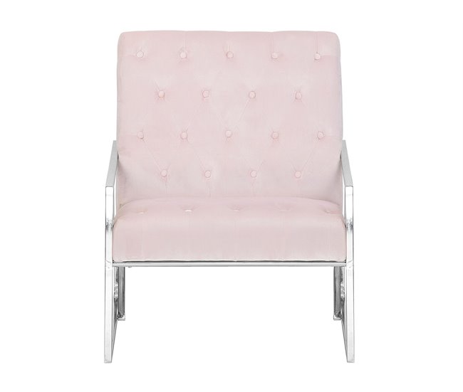 Beliani Poltrona HARSTAD Rosa