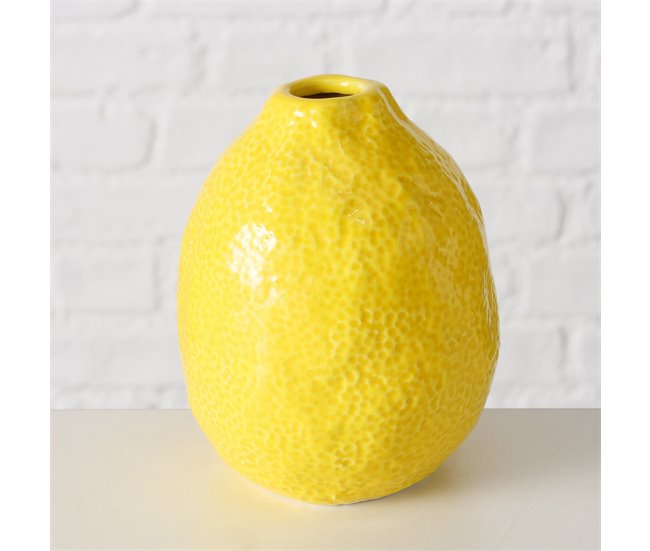 Vaso decorativo ZITRONELLA 12cm marca BOLTZE Amarelo