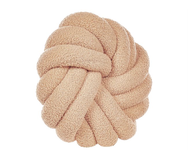 Beliani Almofada decorativa AKOLA 31x31 Bege