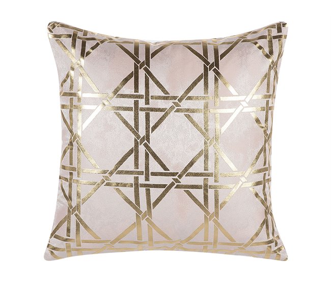 Beliani Almofada decorativa CASSIA 45x45 Cinza
