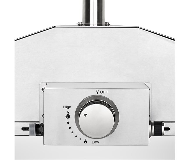 Forno de pizza a gás Gino440 H.koenig Cinza