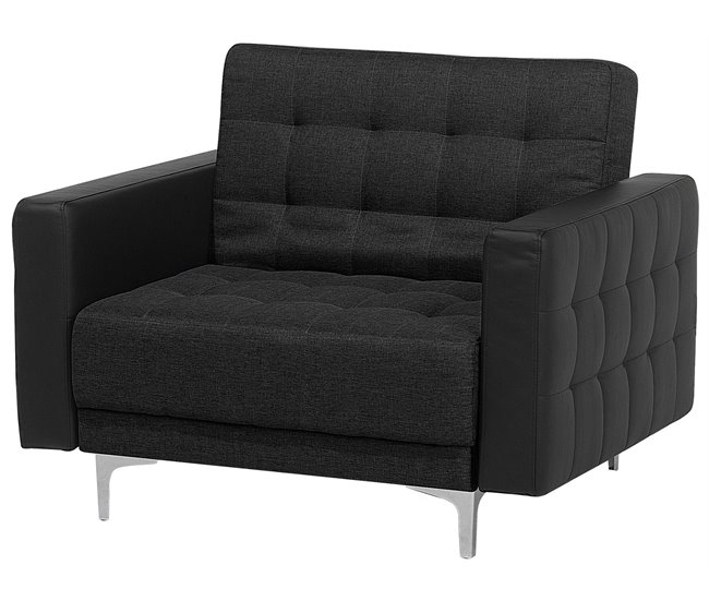 Beliani Sillón ABERDEEN Grafito