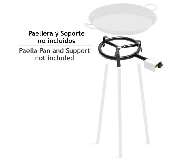 Quemador paellero a gas Briebe MOD300 Preto