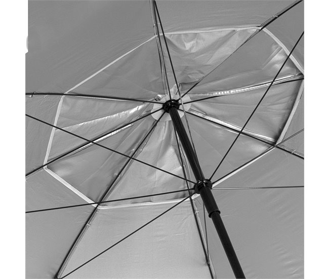 Aktive Guarda-sol e quebra-vento azul UV50 c/chaminé de vento, janelas e cobertura Azul