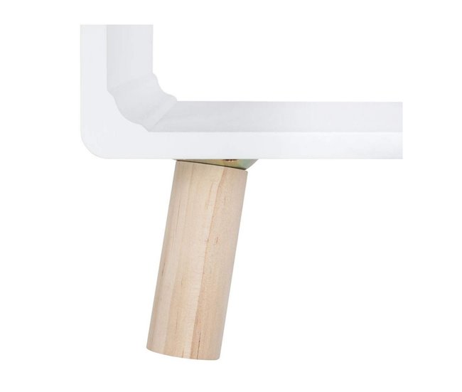 Conjunto de 2 mesas Nordic Branco