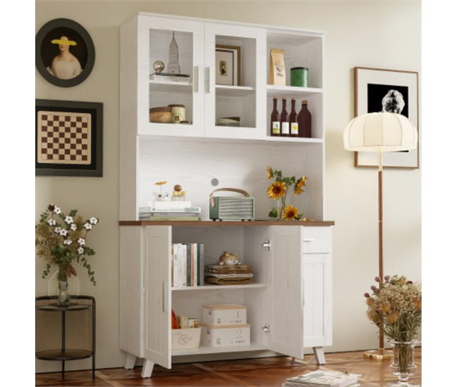 Aparador, sala de estar, sala de jantar Branco