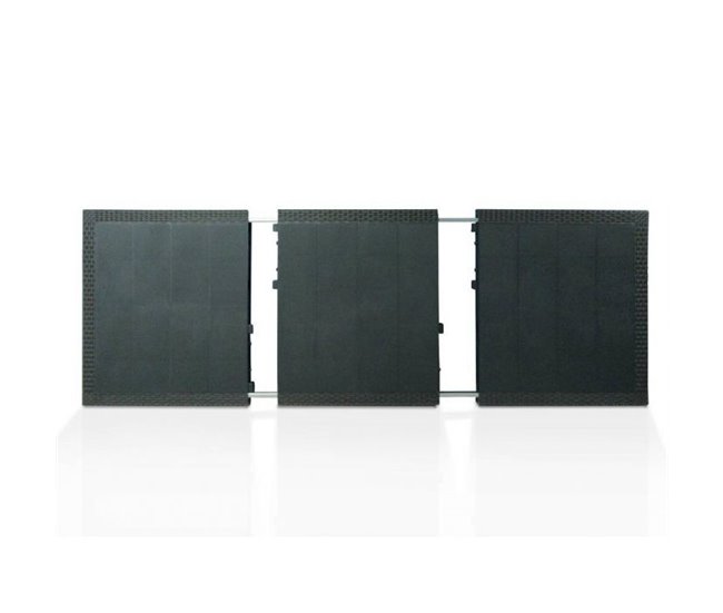 Sala de estar exterior em PVC Antracite