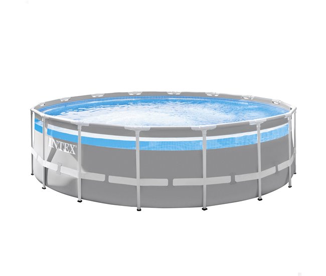 Quadro de prisma INTEX piscina desmontável Clearview Cinza