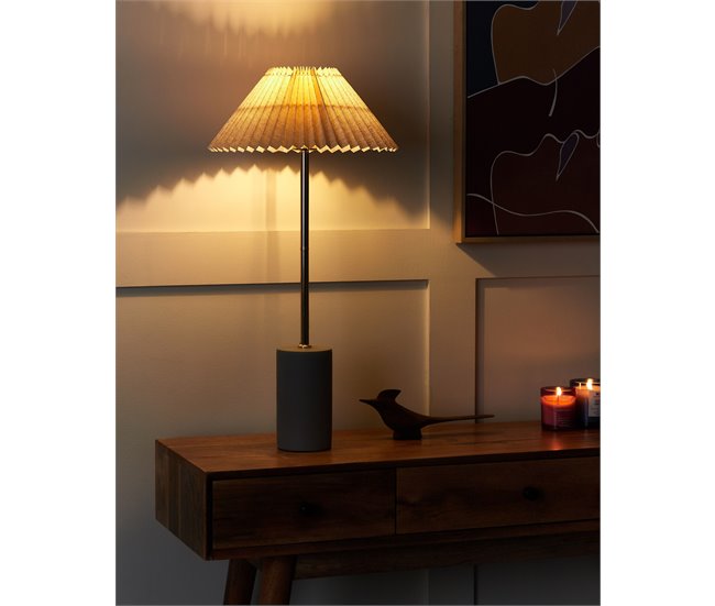 Beliani Candeeiro de mesa BALUARTE Bege