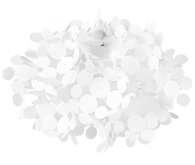 Beliani Candeeiro de tecto LAMONE Branco/ Bege