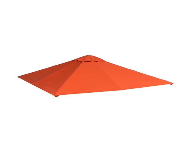 Toldo de Reposição para Pérgola Poliéster Outsunny 2x2 Laranja