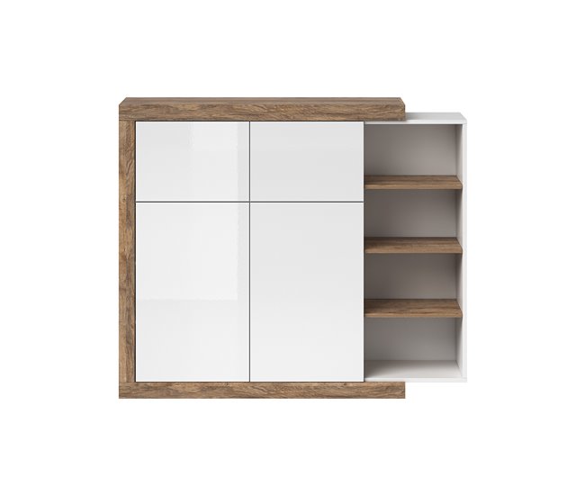 Armário de 4 portas Azior Madeira