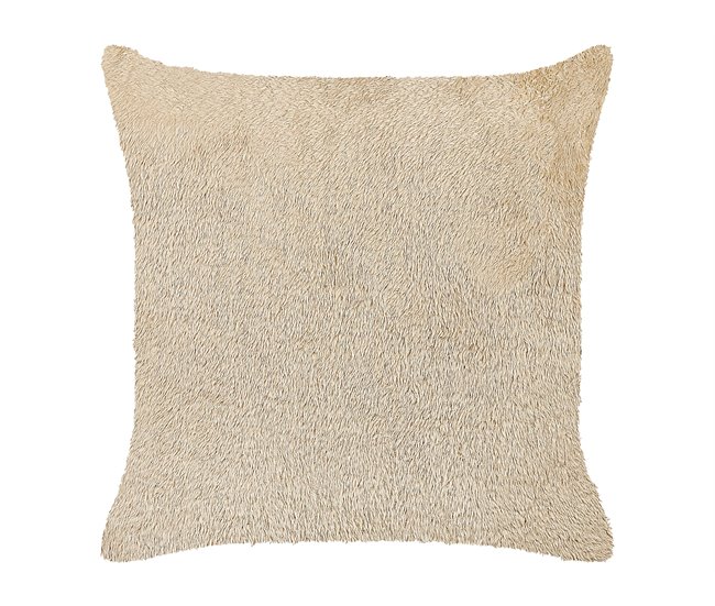 Beliani Almofada decorativa PILEA 45x45 Creme