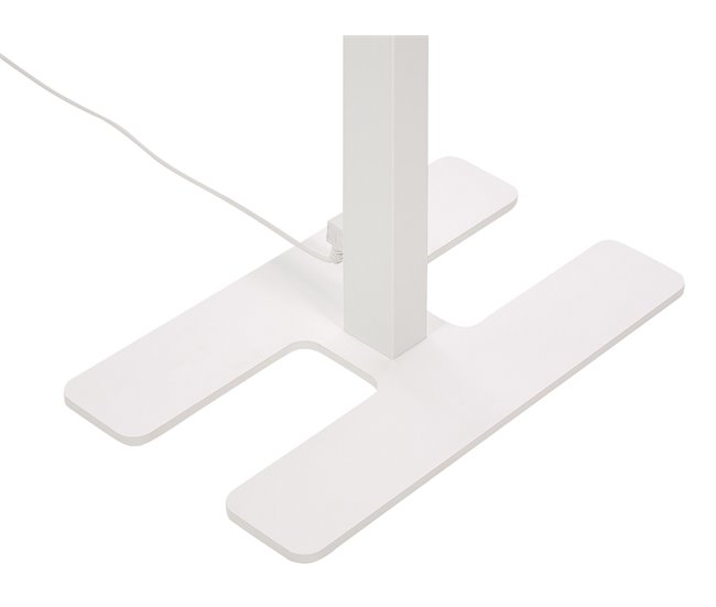 Beliani Candeeiro de pé SCULPTOR Branco