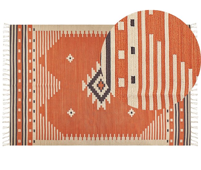 Beliani Kilim GAVAR 200x300 Laranja