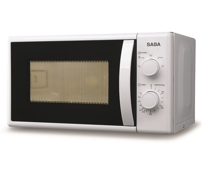 Micro-ondas SABA SB-MIB2023 20L sem grill branco Branco