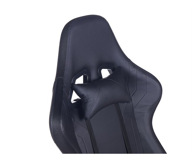 Beliani Cadeira de Gaming GLEAM Preto