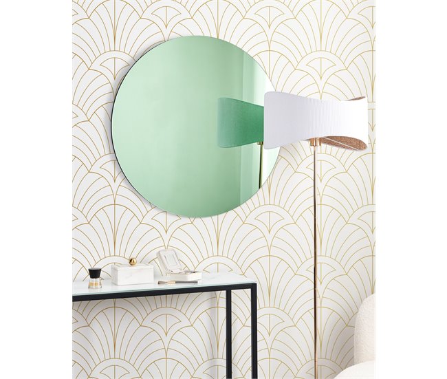 Beliani Espelho BOUCHON Verde