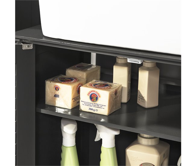 Armário de lavatório com 2 portas FRG237-W SoBuy 60 Branco