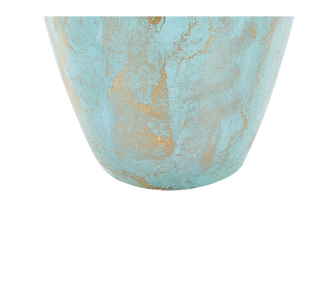 Beliani Jarro decorativo DIKAJA Turquesa