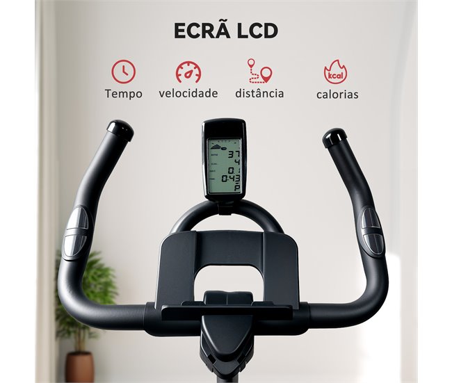 Bicicleta Estática Aço e ABS SPORTNOW Preto