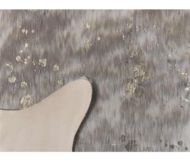 Beliani Decoração em pele de ovelha BOGONG 150x200 Cinza Escuro
