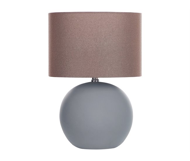 Beliani Candeeiro de mesa AREOSO Cinza