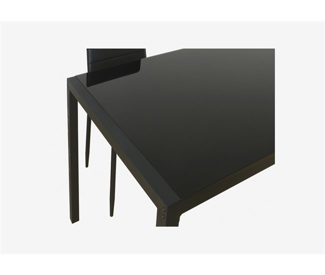 Conjunto de mesa com 4 cadeiras JET preto Preto