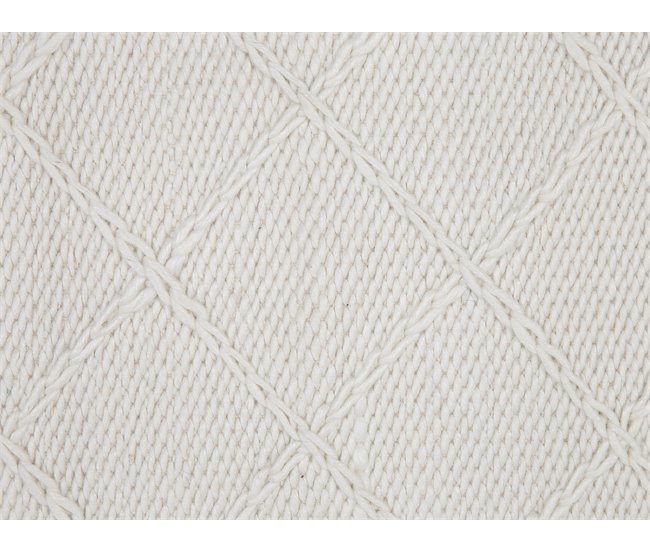 Beliani Pelos curtos ELLEK 160x230 Branco/ Bege