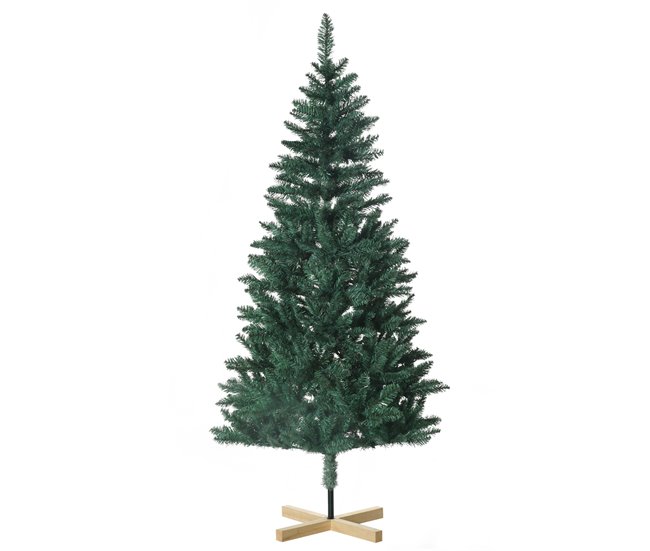 Árvore de Natal HOMCOM 830-747V01GN Verde Escuro