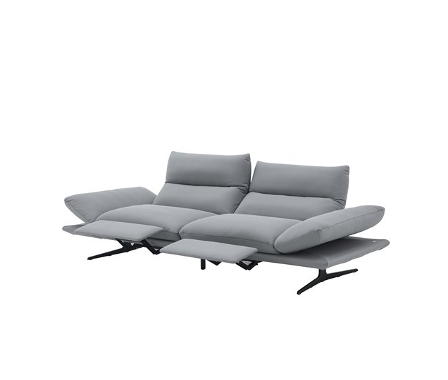 Sofá AGATA relax elétrico Cinza