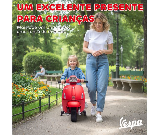 Mota Elétrica para Crianças PP e Metal AIYAPLAY Branco