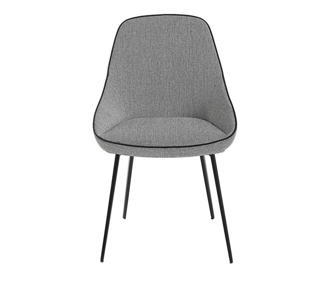ANGEL CERDA Cadeira em tecido cinzento Cinza