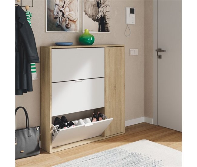 Sapateira Classe 4 portas Carvalho