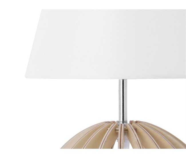 Beliani Candeeiro de mesa SAMO Branco