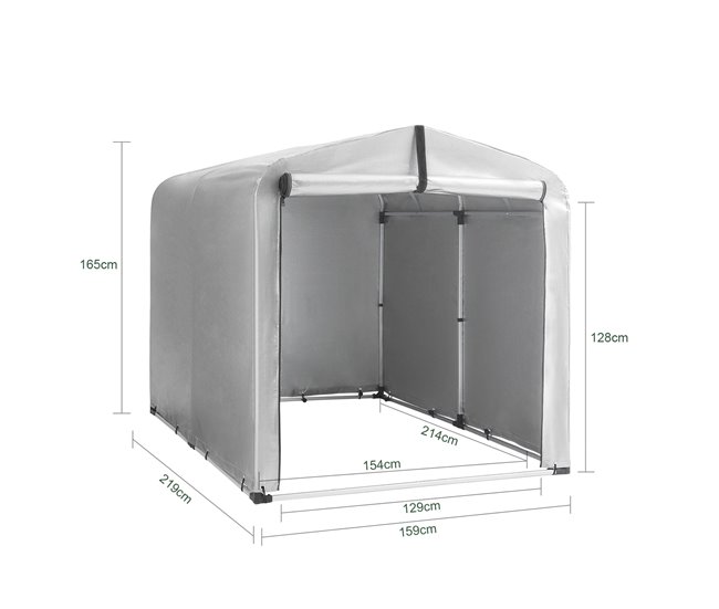 Alfombra para bicicletas KLS11-L SoBuy 151x219 Prata