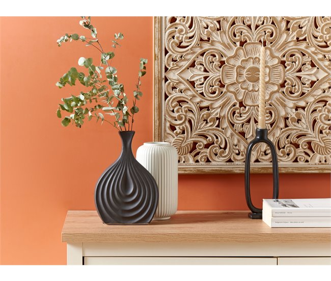 Beliani Jarro decorativo THAPSUS Preto