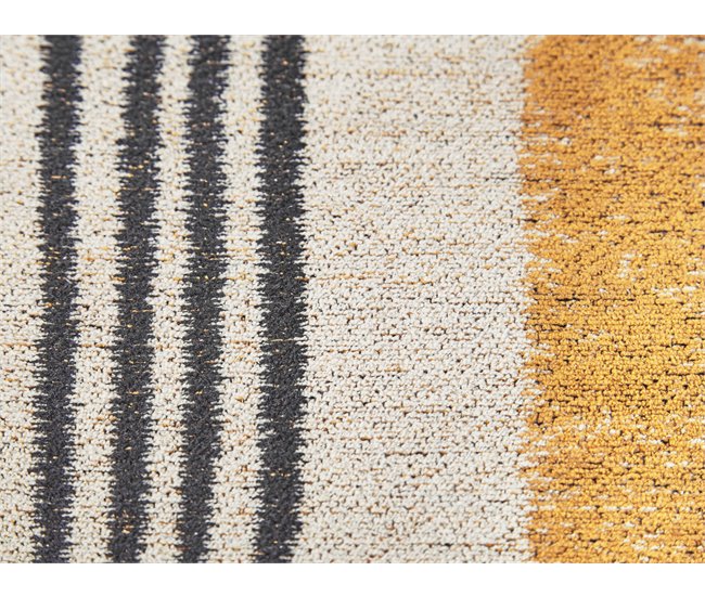 Beliani Entrelaçado KATRA 200x300 Amarelo