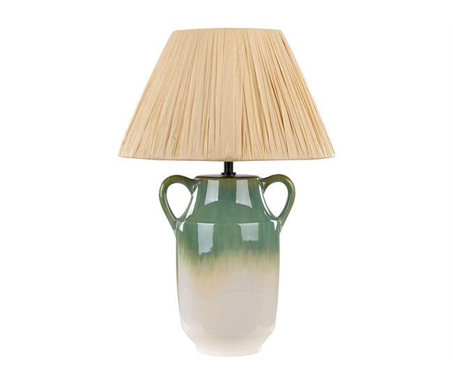 Beliani Candeeiro de mesa LIMONES Verde