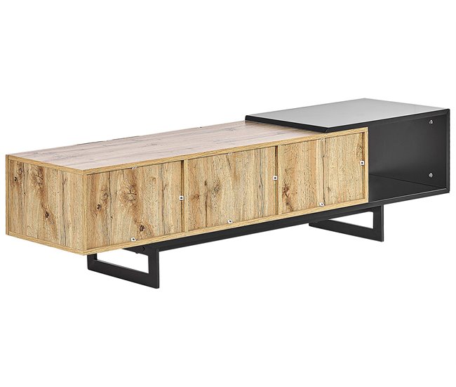 Beliani Mesa de TV FORESTER 160 Castanho
