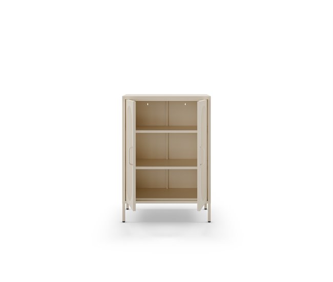 Aparador DIORA 100x70x40cm 2 portas Creme