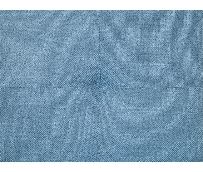 Beliani Sofá-cama Poliéster DUBLIN Azul Claro