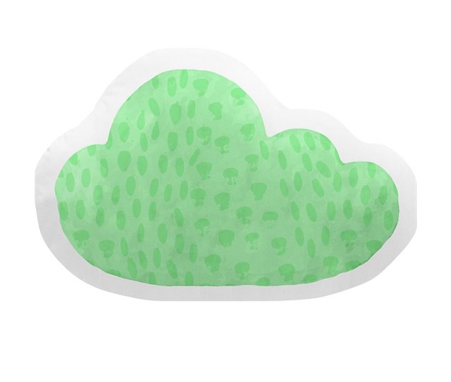 Almofada em forma de nuvem Verde